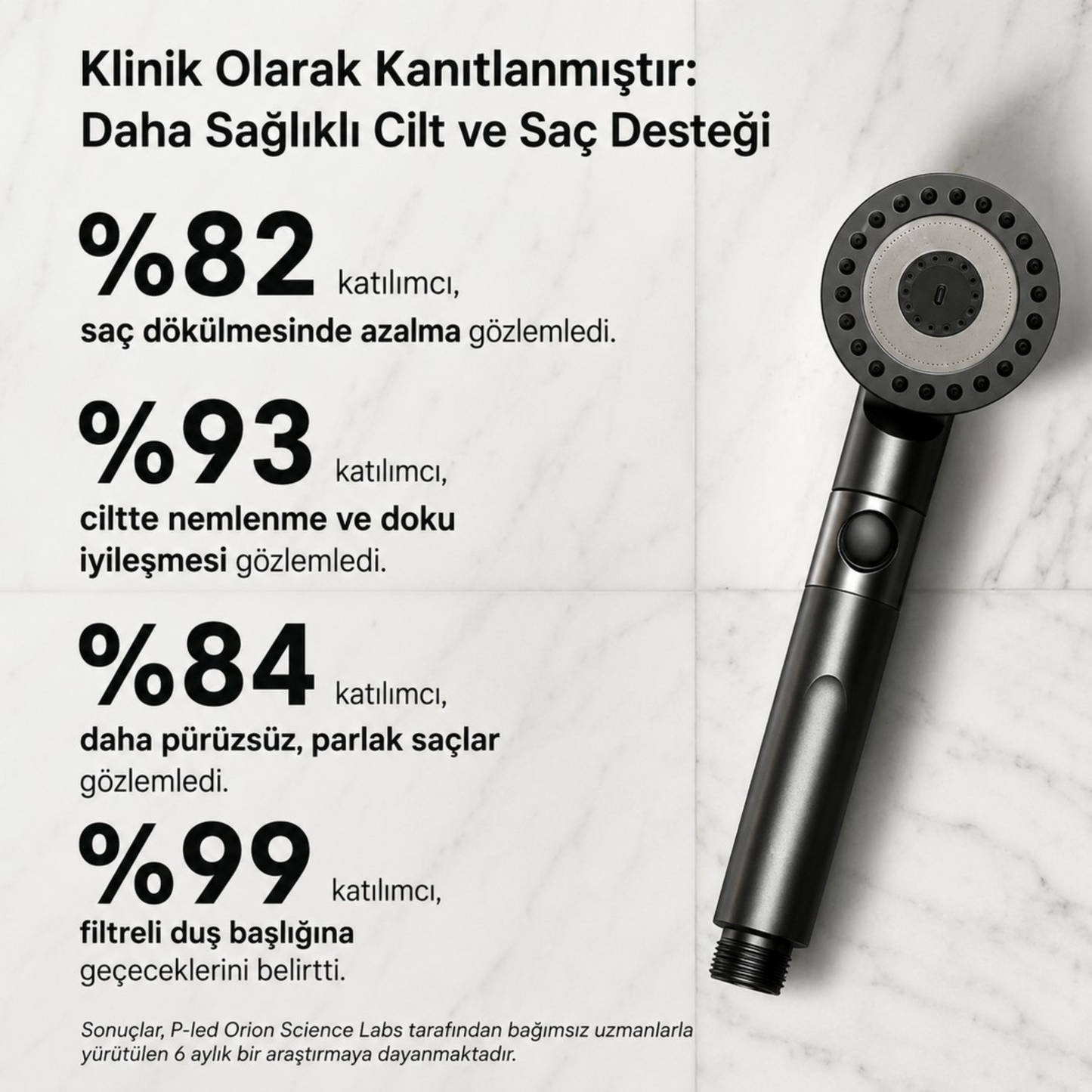 AquaFlow™  Flitreli Duş Başlığı