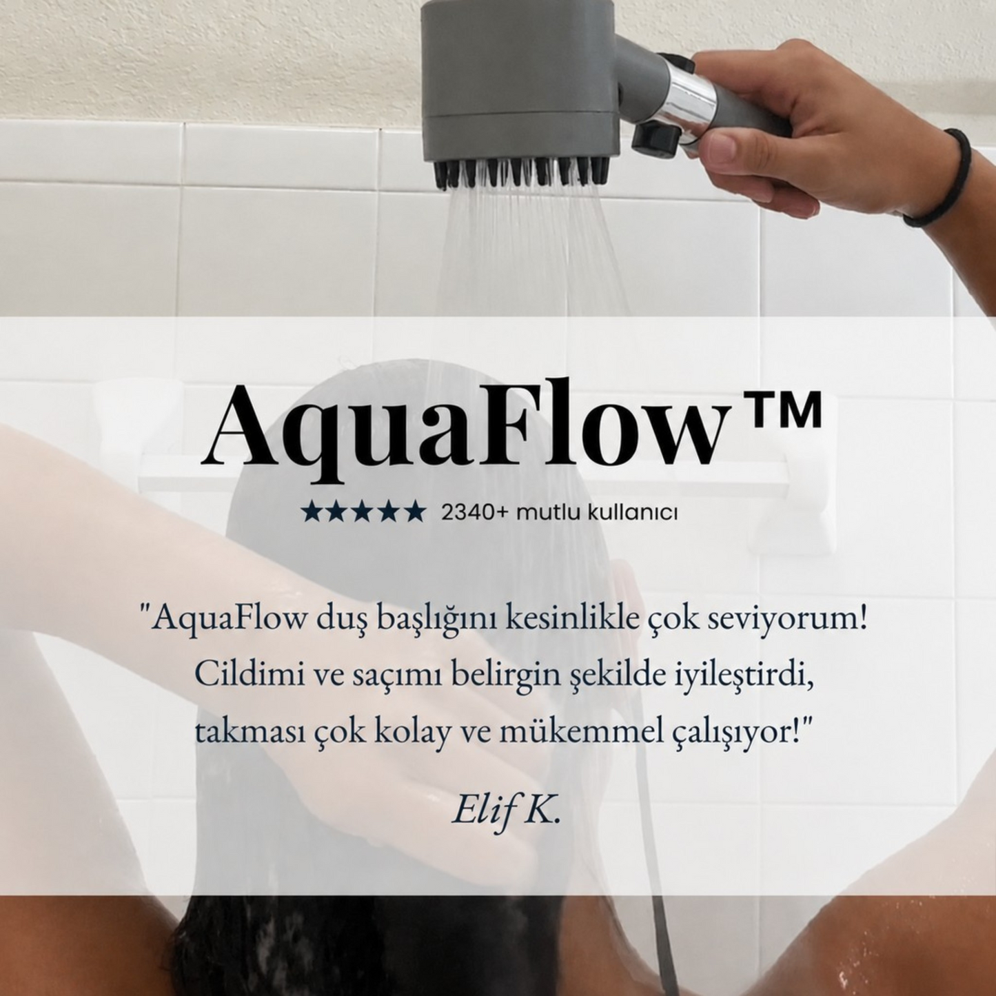 AquaFlow™  Flitreli Duş Başlığı